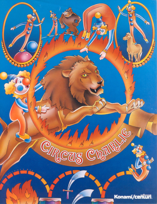 Circus Charlie (Centuri) Arcade Game Cover